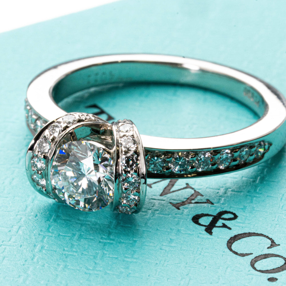 TIFFANY&Co. リボン リング 0.7CT
