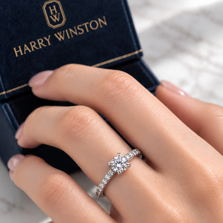 HARRY WINSTON ブリリアントラブ リング 0.52CT