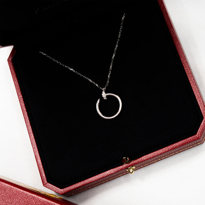 CARTIER ジュストアンクル ネックレス 0.12CT