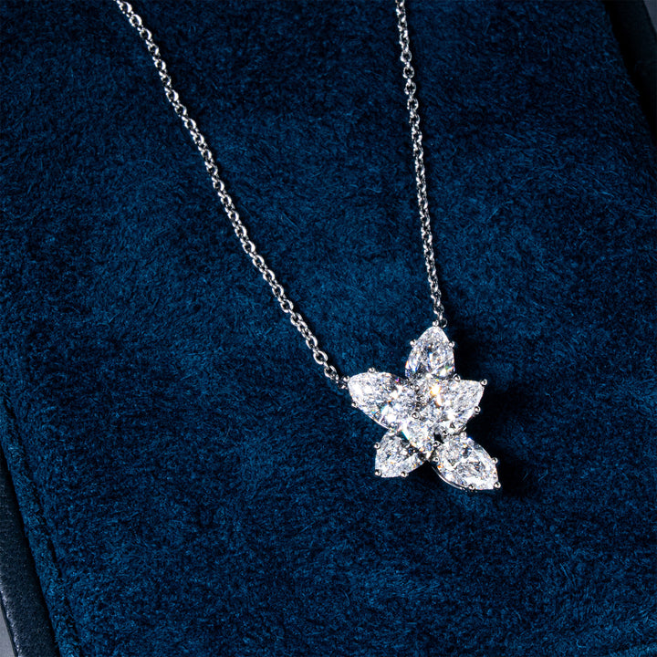 HARRY WINSTON ウィンストンクラスター ネックレス 1CT