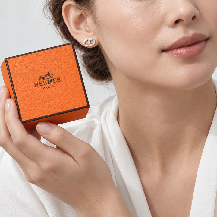 HERMES ファランドール ピアス