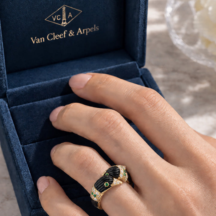 VAN CLEEF &amp; ARPELS カナーズドゥリング 0.35CT/TR1.55